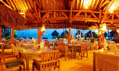 Local restaurant. Bora Bora
