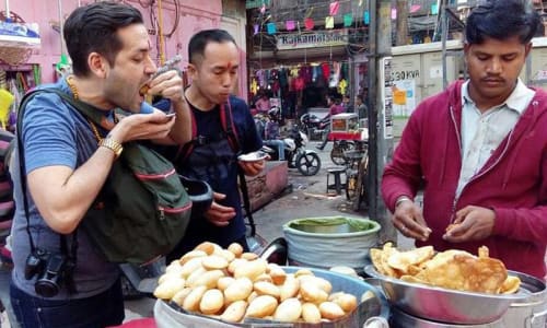 Local restaurants for street food Agra Catt