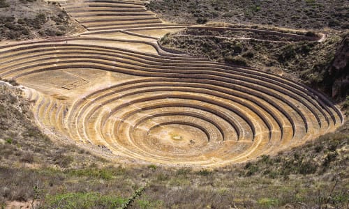 Moray agricultural terraces Cusco, Peru