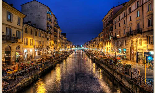 Navigli canals Milan