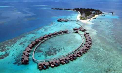 Nearby island Maldives