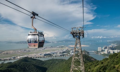 Ngong Ping 360 cable car Hong Kong