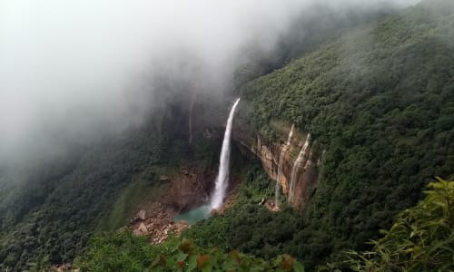 Nohkalikai Falls Megalaya