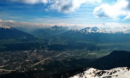 Nordkette mountain range Austria