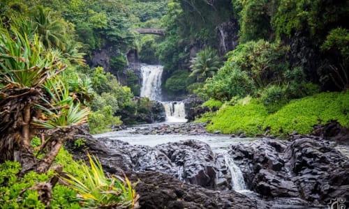 Ohe'o Gulch (Seven Sacred Pools) Hana Highway, Hawaii, Usa