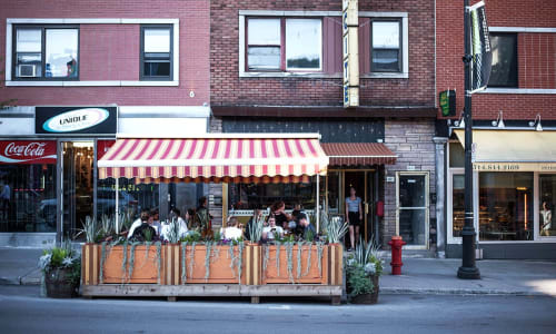 Plateau neighborhood (trendy restaurants Montreal