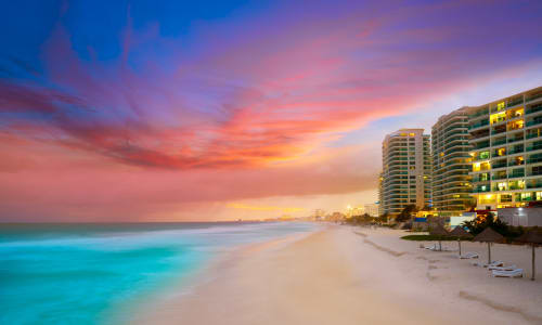 Punta Sur sunset view Cancun