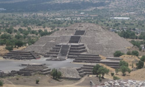 Pyramids of the Sun and Moon Mexico City