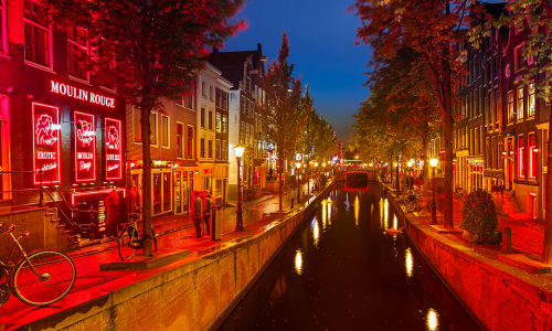 Red Light District Amsterdam, Netherlands
