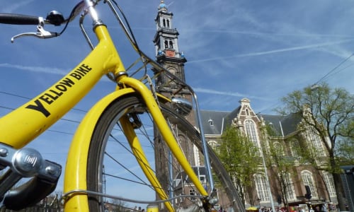 Rent a bike and explore the city Amsterdam