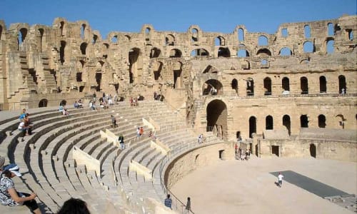 Roman amphitheater Tunisia