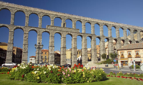 Roman aqueduct Spain