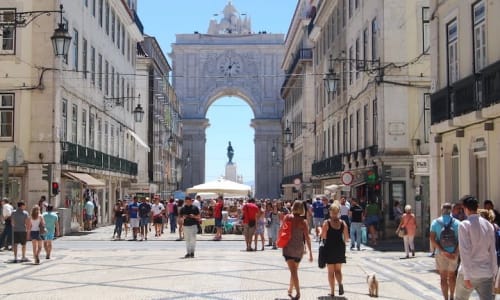 Rua Augusta Lisbon, Portugal