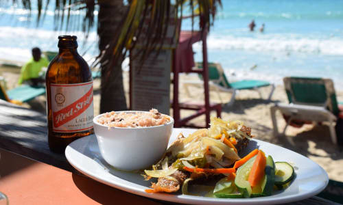 Seafood at local restaurants Negril,jamica