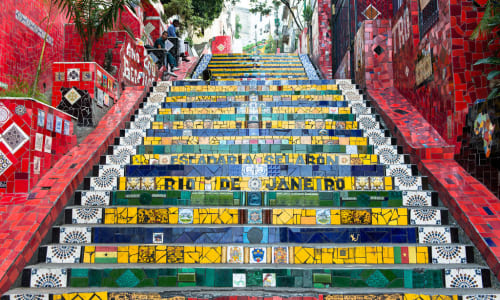 Selaron Steps Rio De Janeiro, Brazil