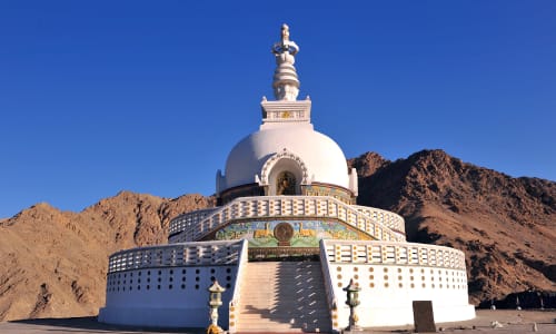 Shanti Stupa Leh-ladakh, India