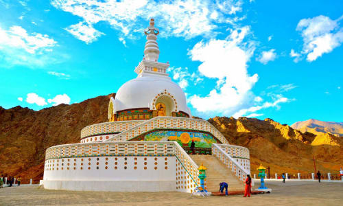 Shanti Stupa Manali To Leh Highway, India