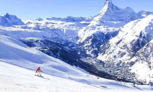 Ski slopes in Zermatt Zermatt
