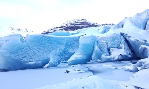 Solheimajokull glacier Iceland