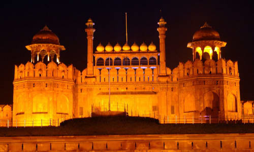 Sound and light show at Agra Fort Agra, India
