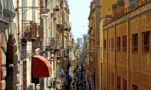 Spaccanapoli street Naples