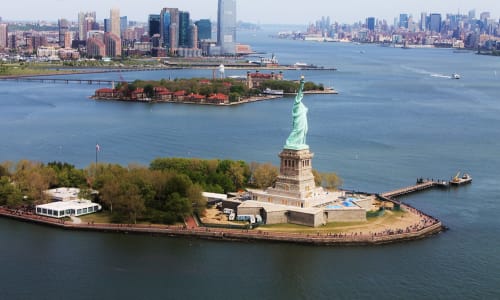 Statue of Liberty and Ellis Island New York