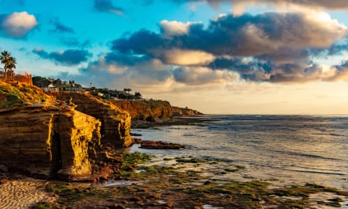 Sunset Cliffs San Diego, California, Usa