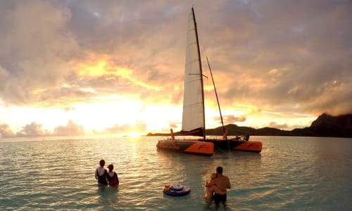 Sunset cruise Bora Bora