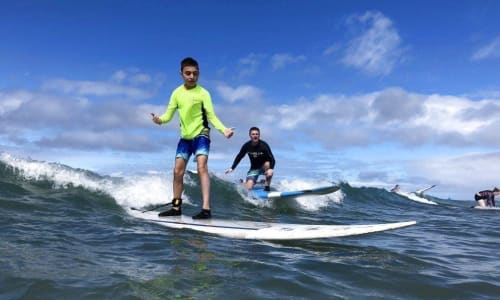 Surfing lesson at Lahaina or Kihei Maui Hawaii