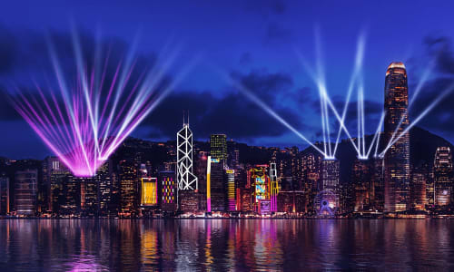 Symphony of Lights show Hong Kong