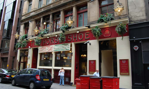 The Horseshoe Bar Glasgow And Edinburgh