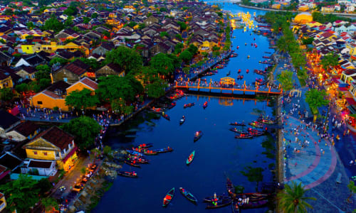 Thu Bon River Vietnam