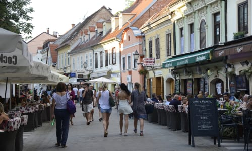 Tkalčićeva Street Croatia
