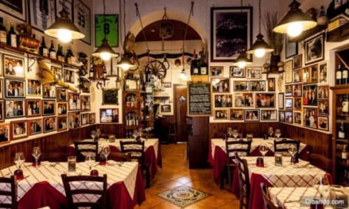 Trattorias and pizzerias in the area Rome