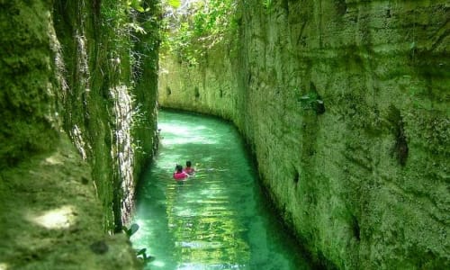 Underground rivers Cancun