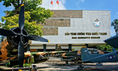 War Remnants Museum in Ho Chi Minh City Vietnam