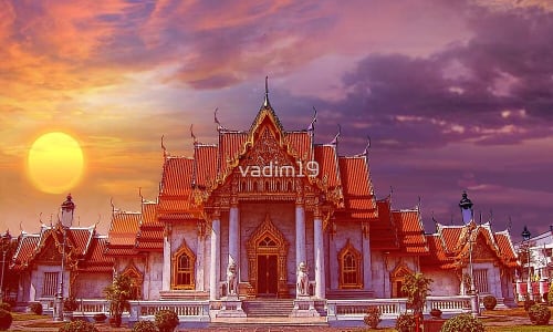 Wat Benchamabophit (Marble Temple) Bangkok