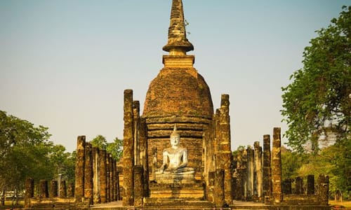 Wat Mahathat temple Thailand