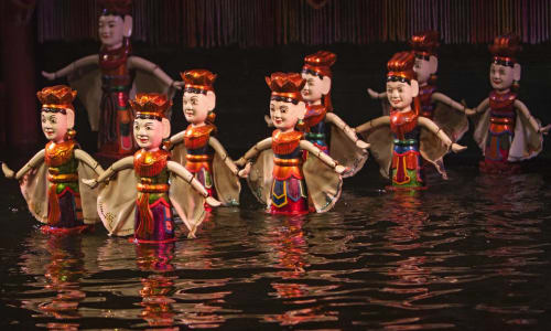 Water puppet show Vietnam