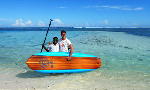Water sports like kayaking or paddleboarding Maldives