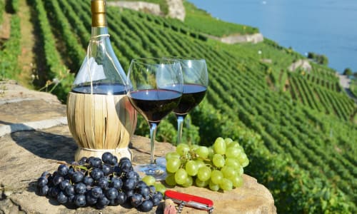 Wine tasting Italy, Switzerland
