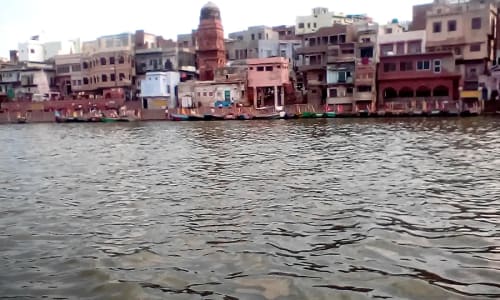 Yamuna River Mathura , Vrindavan , Agra